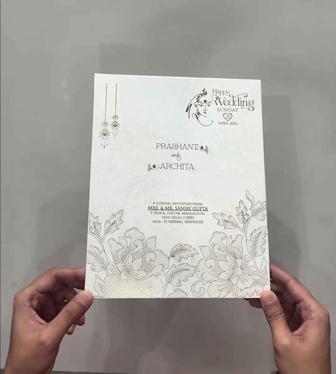 wedding Card 3411